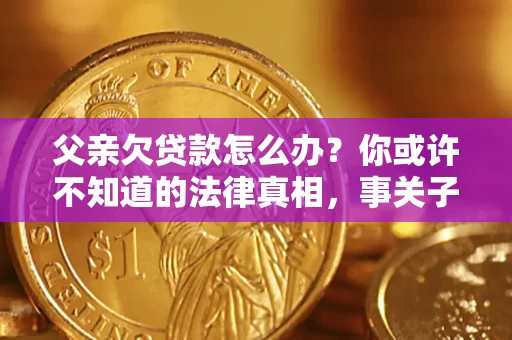 北京父亲欠贷款怎么办？你或许不知道的法律真相，事关子女未来