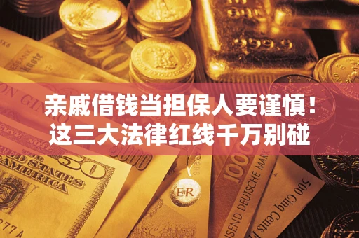 北京亲戚借钱当担保人要谨慎！这三大法律红线千万别碰