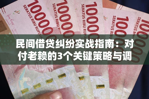 北京民间借贷纠纷实战指南：对付老赖的3个关键策略与调解盲区解析