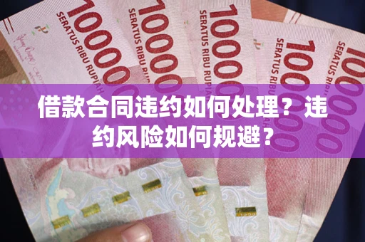 北京借款合同违约如何处理？违约风险如何规避？