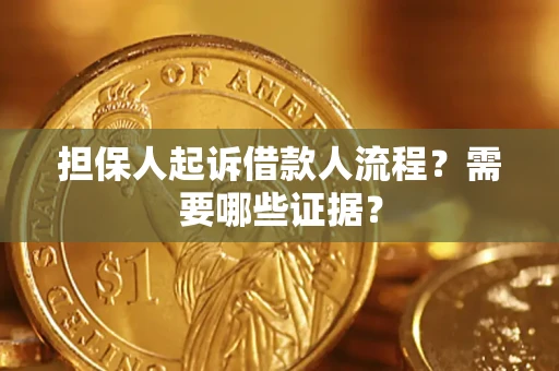 北京担保人起诉借款人流程？需要哪些证据？