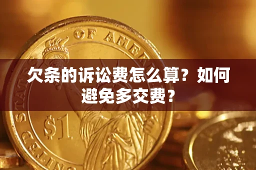 北京欠条的诉讼费怎么算？如何避免多交费？