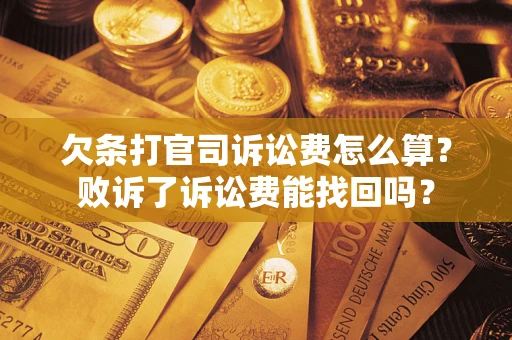 北京欠条打官司诉讼费怎么算？败诉了诉讼费能找回吗？