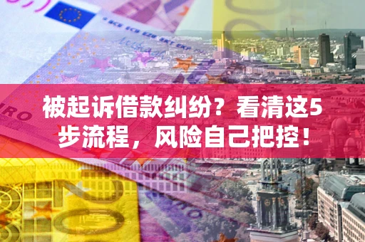 北京被起诉借款纠纷？看清这5步流程，风险自己把控！
