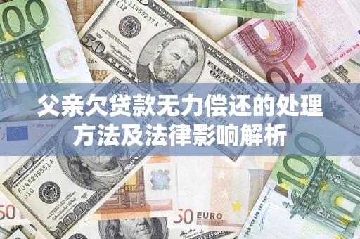 北京父亲欠贷款无力偿还的处理方法及法律影响解析