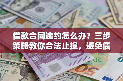 北京借款合同违约怎么办？三步策略教你合法止损，避免债务危机升级