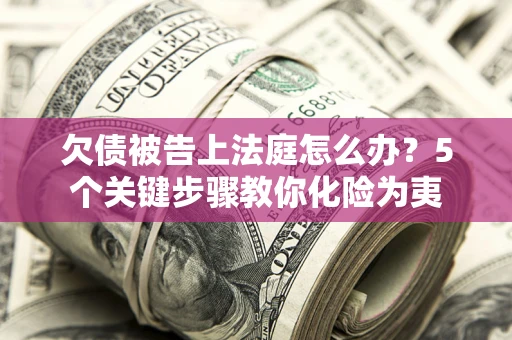 北京欠债被告上法庭怎么办？5个关键步骤教你化险为夷